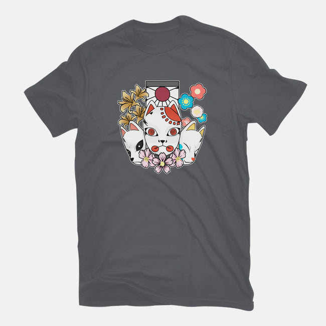 Kitsune Team-mens basic tee-neokawaii