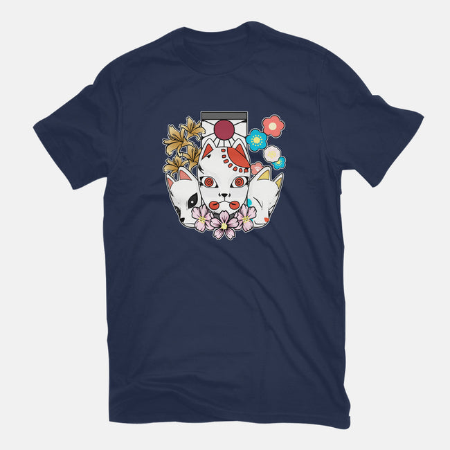 Kitsune Team-mens basic tee-neokawaii