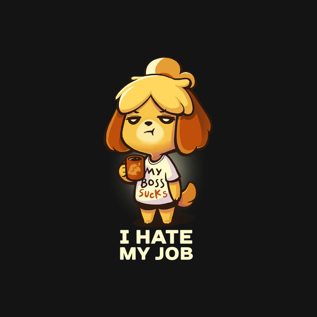 I Hate My Job-none memory foam bath mat-BlancaVidal