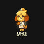I Hate My Job-cat basic pet tank-BlancaVidal