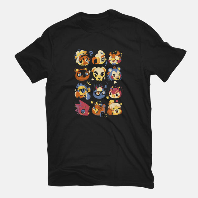 Island Faces-unisex basic tee-BlancaVidal