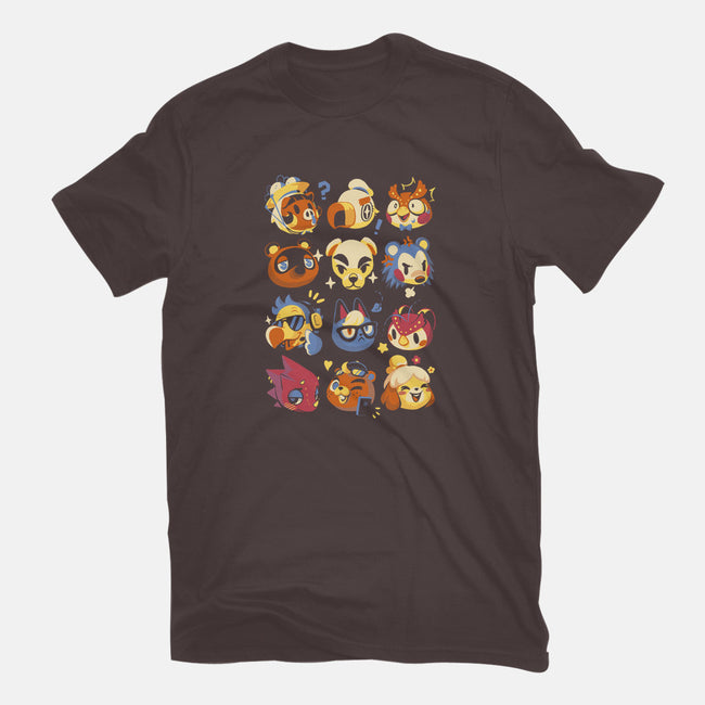 Island Faces-youth basic tee-BlancaVidal