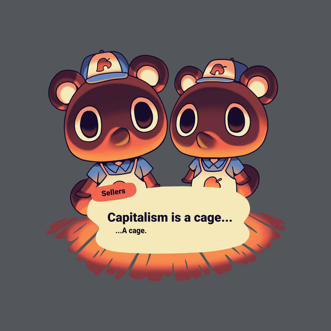 A Cage-none non-removable cover w insert throw pillow-Geekydog