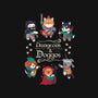 Dungeons & Doggos 2-none removable cover w insert throw pillow-Domii