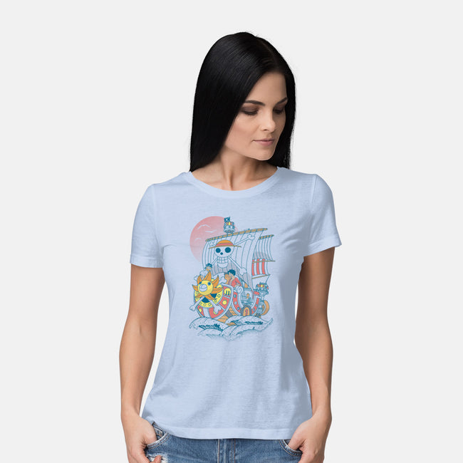 Sunny Ship-womens basic tee-constantine2454