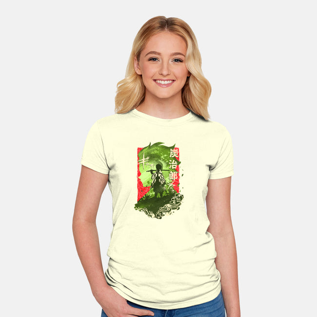 Water Attack-womens fitted tee-hypertwenty