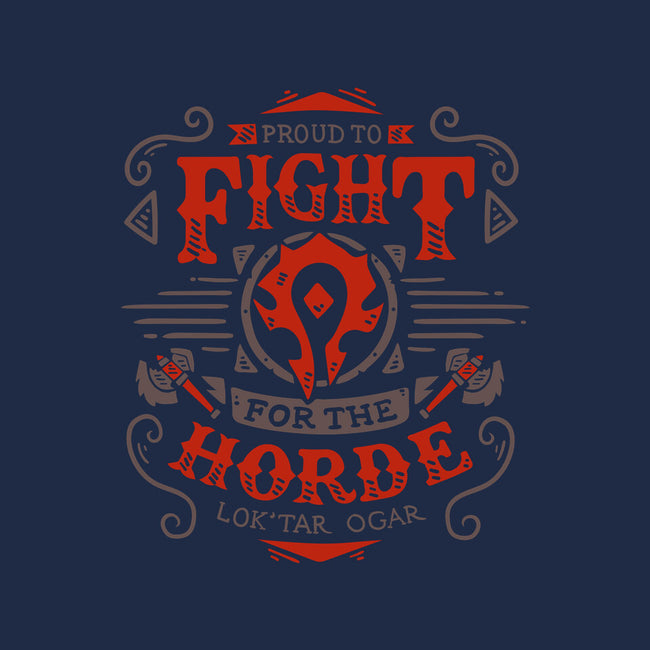 Fight for the Horde-none removable cover w insert throw pillow-Typhoonic