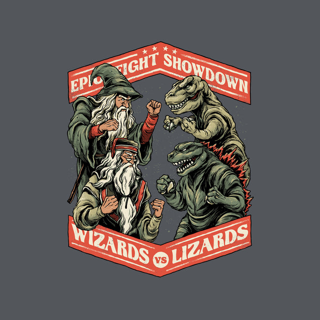 Wizards vs Lizards-none removable cover throw pillow-glitchygorilla