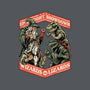 Wizards vs Lizards-none removable cover throw pillow-glitchygorilla