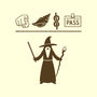 Wizard Hieroglyphs-none polyester shower curtain-Shadyjibes