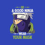 Good Ninja-none fleece blanket-Geekydog
