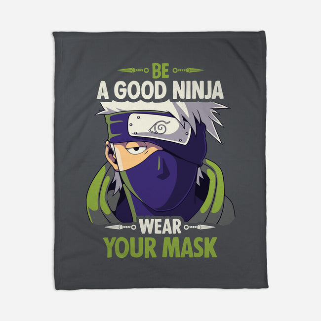 Good Ninja-none fleece blanket-Geekydog