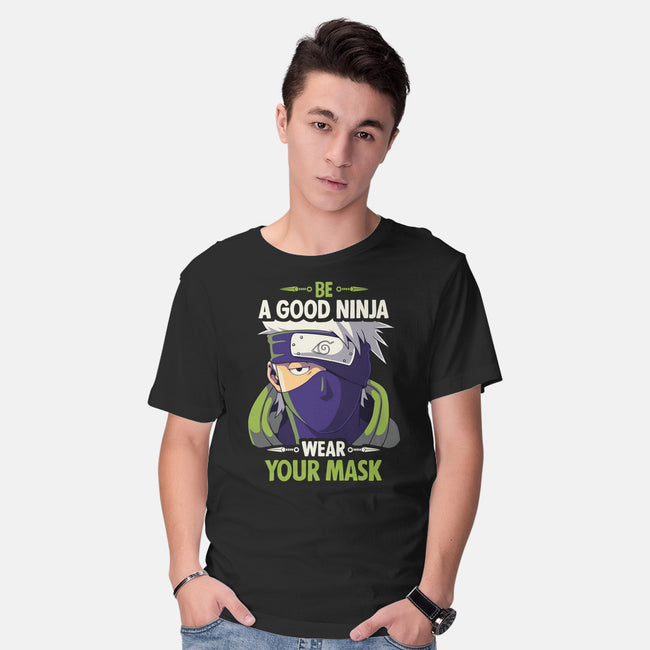 Good Ninja-mens basic tee-Geekydog