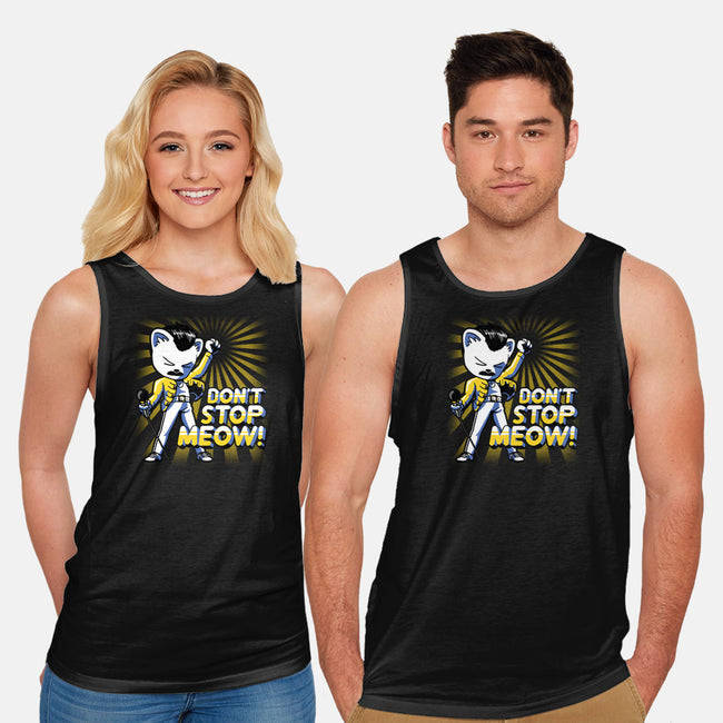 Don't Stop Meow-unisex basic tank-estudiofitas