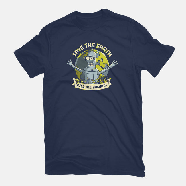 Bender Earth-mens basic tee-ducfrench
