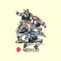 Turtle Squad-none glossy sticker-DrMonekers