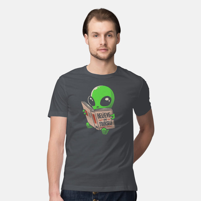 How to Believe in Yourself-mens premium tee-eduely