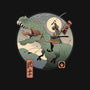 Jurassic Samurai-none stretched canvas-vp021