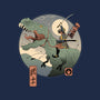 Jurassic Samurai-none stretched canvas-vp021
