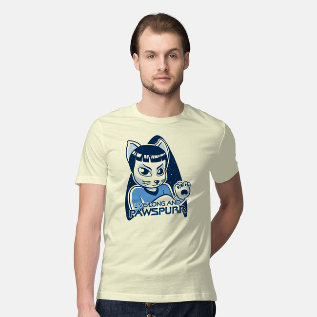 Live Long and Pawspurr-mens premium tee-estudiofitas