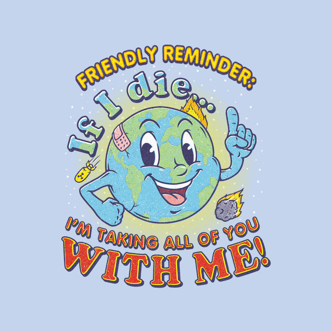 Friendly Reminder-none glossy sticker-Firebrander