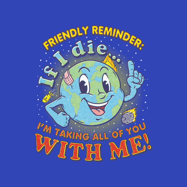 Friendly Reminder-none glossy sticker-Firebrander