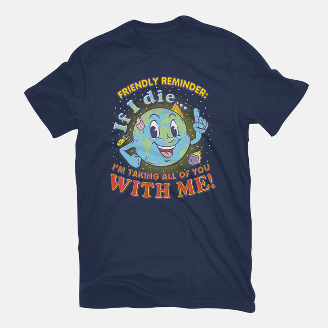 Friendly Reminder-unisex basic tee-Firebrander