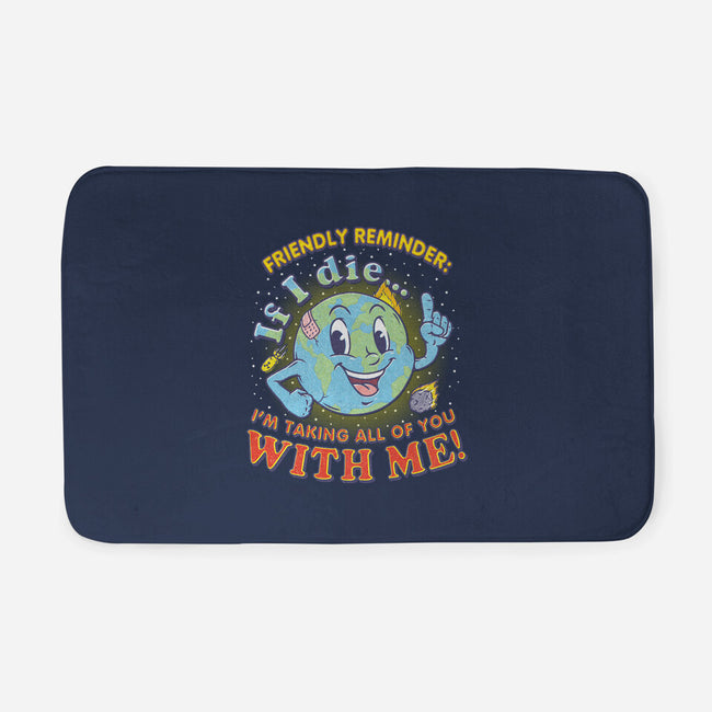 Friendly Reminder-none memory foam bath mat-Firebrander