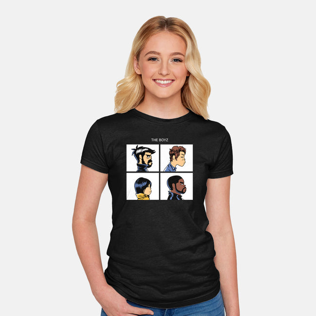 The Boyz-womens fitted tee-estudiofitas