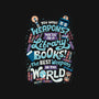 Books are the Best Weapons-baby basic onesie-risarodil