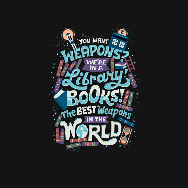 Books are the Best Weapons-unisex zip-up sweatshirt-risarodil