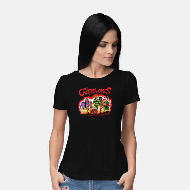 The Chosen Ones-womens basic tee-zascanauta
