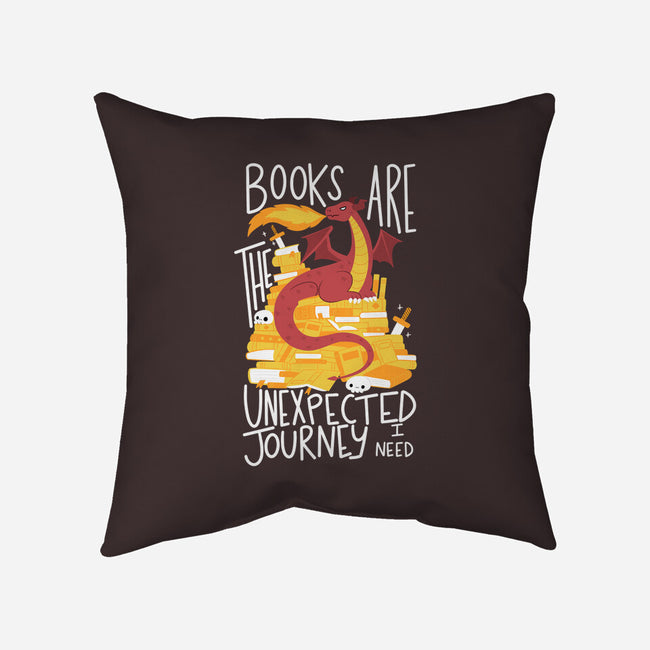Book Dragon-none non-removable cover w insert throw pillow-TaylorRoss1