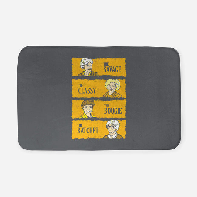 Golden Savages-none memory foam bath mat-dalethesk8er