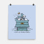 A Dark And Stormy Knight-none matte poster-kg07