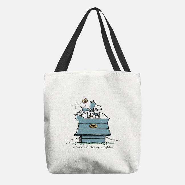 A Dark And Stormy Knight-none basic tote-kg07