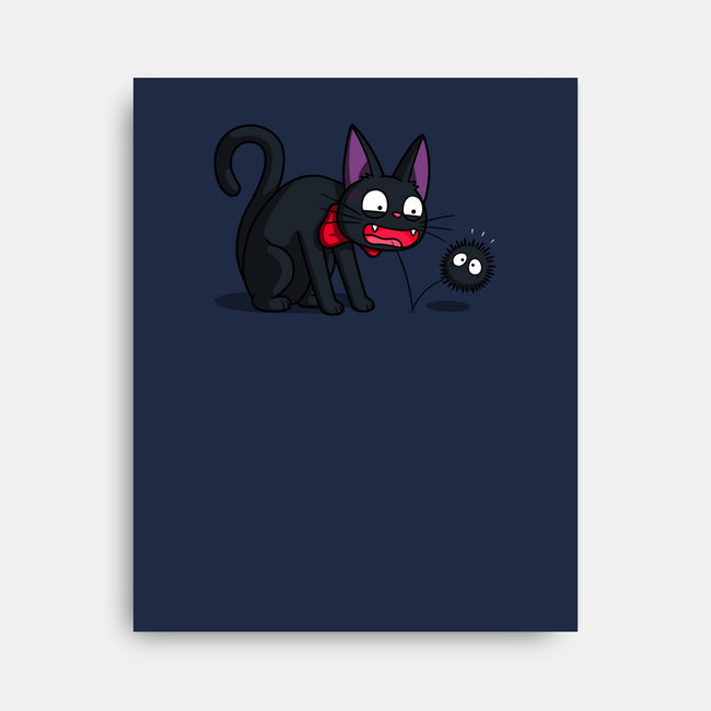 Sootball-none stretched canvas-Raffiti