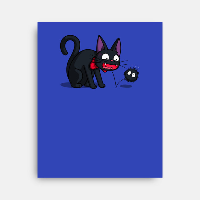Sootball-none stretched canvas-Raffiti