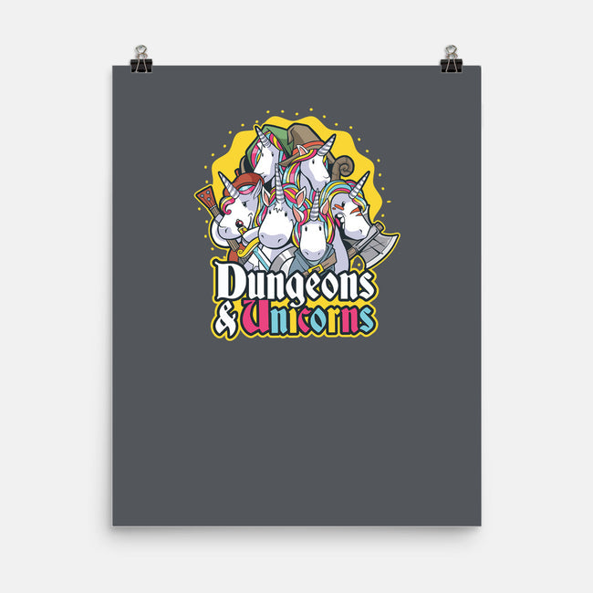 Dungeons and Unicorns-none matte poster-T33s4U