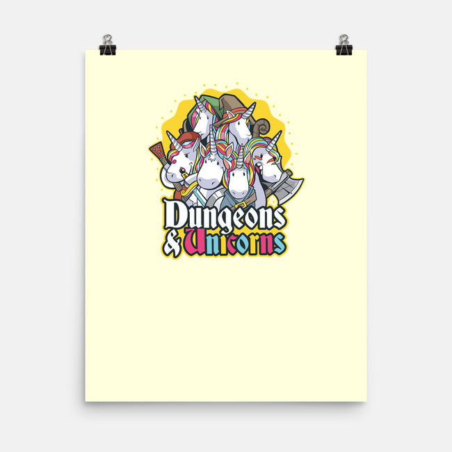 Dungeons and Unicorns-none matte poster-T33s4U