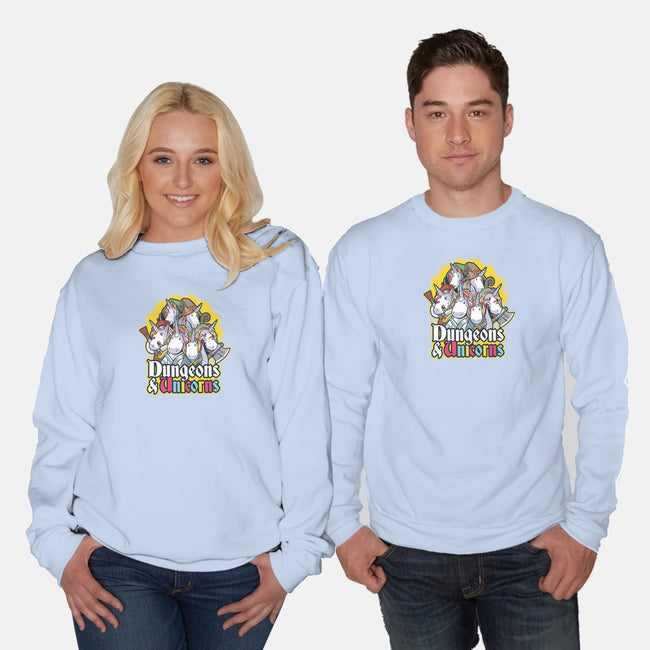 Dungeons and Unicorns-unisex crew neck sweatshirt-T33s4U