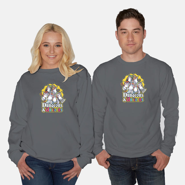 Dungeons and Unicorns-unisex crew neck sweatshirt-T33s4U