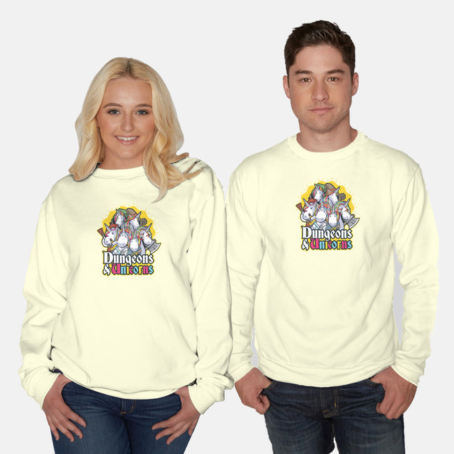 Dungeons and Unicorns-unisex crew neck sweatshirt-T33s4U