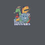 Dungeons and Dinosaurs-none polyester shower curtain-T33s4U