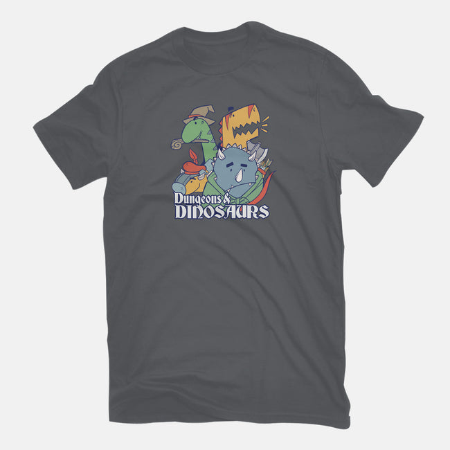 Dungeons and Dinosaurs-womens fitted tee-T33s4U