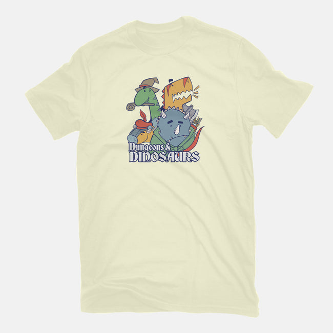 Dungeons and Dinosaurs-mens heavyweight tee-T33s4U