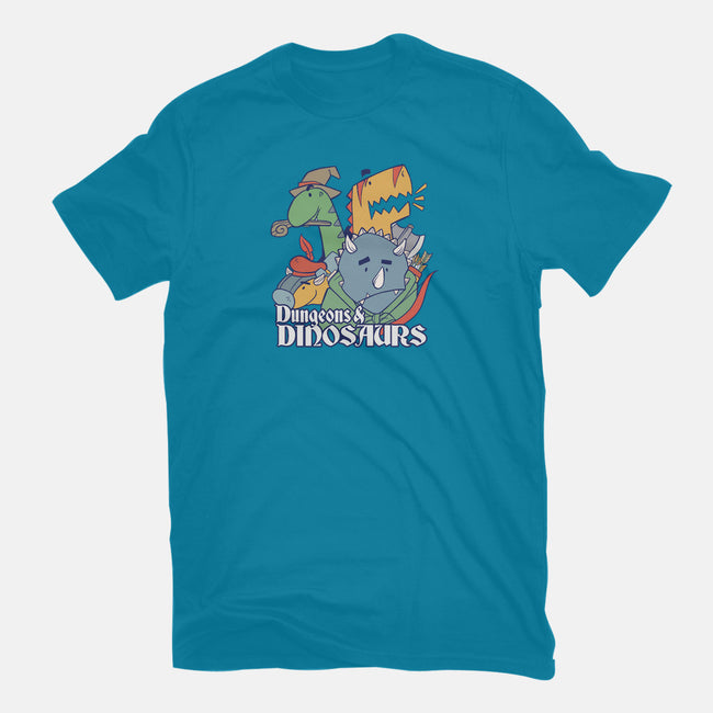 Dungeons and Dinosaurs-youth basic tee-T33s4U