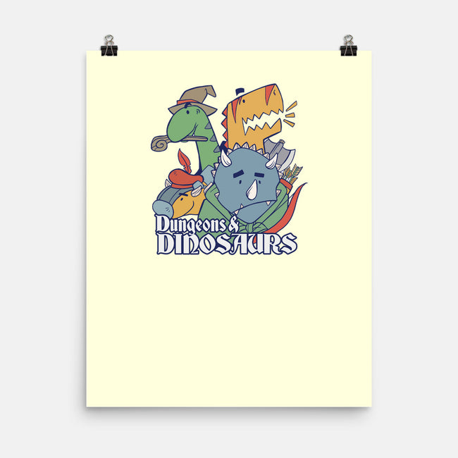 Dungeons and Dinosaurs-none matte poster-T33s4U