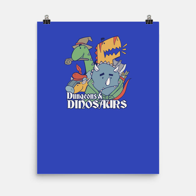 Dungeons and Dinosaurs-none matte poster-T33s4U