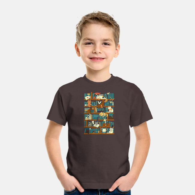 Library Magic School-youth basic tee-TaylorRoss1